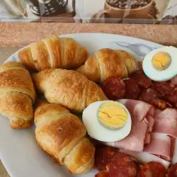 Мои слоеные булочки с соленой начинкой