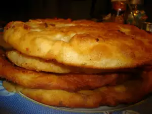 Деревенские лепешки на сковороде